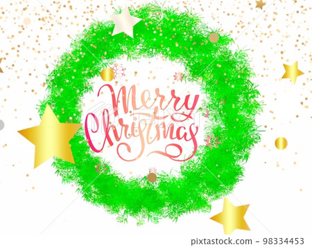 聖誕花環聖誕快樂 98334453