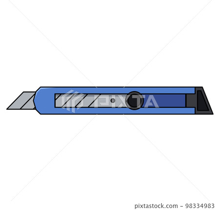 Illustration of the front of the cutter with the blade out 98334983
