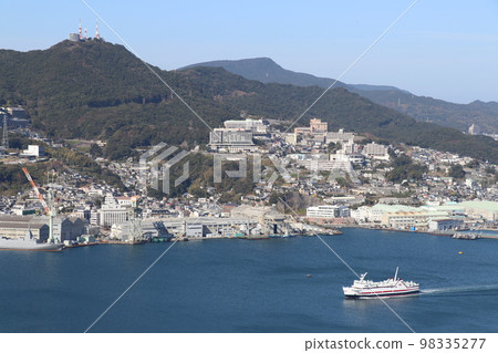 離開渡輪和長崎港 98335277