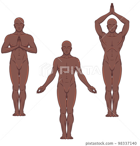 Vector design of man exercising 98337140