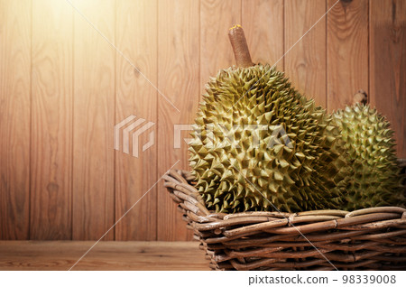 Mon Thong durian fruit from Thailand Mon Thong durian fruit from Thailand 98339008
