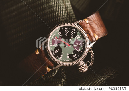 old military style of men wristwatch old military style of men wristwatch 98339185