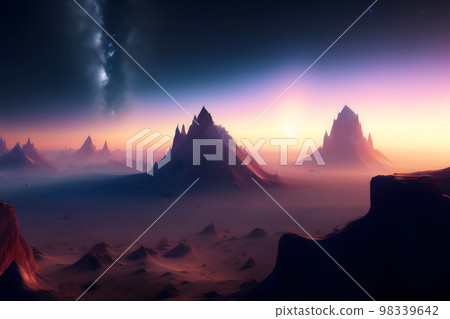 一個被落基山脈和沙漠覆蓋的星球 98339642