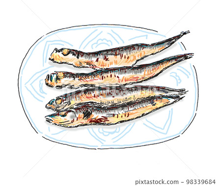 毛鱗魚 毛鱗魚 98339684