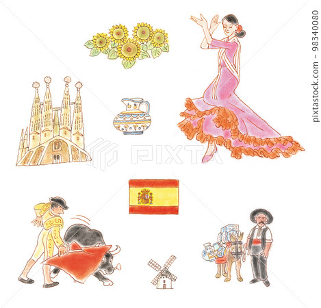 Various parts of the world: Spain 98340080