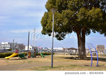 Fujisawa City, Kanagawa Prefecture Nakamura Park Square, playground equipment and view Fujisawa City, Kanagawa Prefecture Nakamura Park Square, playground equipment and view 98340484