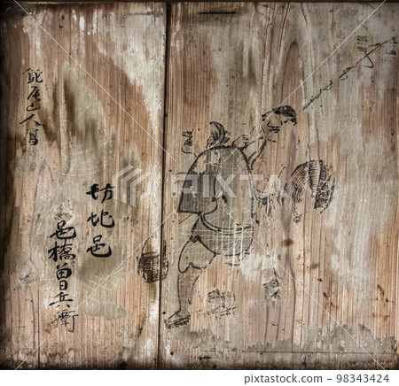 日龍部寺仁王門天頂畫 日本之美 日龍部寺仁王門天頂畫 日本之美 98343424
