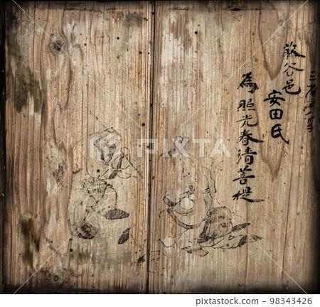 日龍部寺仁王門天頂畫 日本之美 日龍部寺仁王門天頂畫 日本之美 98343426