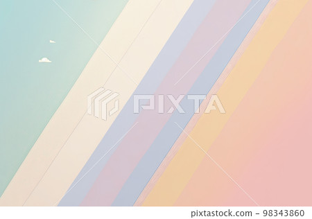 Cute doodle flat or 3d background with pastel color 98343860