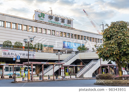 Utsunomiya City, Tochigi Prefecture JR Utsunomiya Station West Exit 98343931