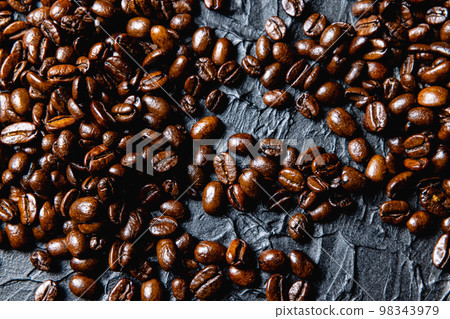 咖啡豆黑色設計板 98343979