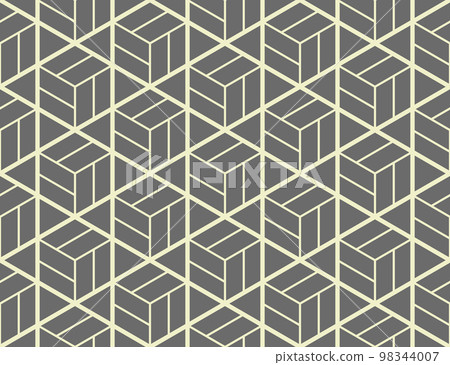 The geometric pattern with lines. Seamless vector background. Beige and gray texture. Graphic modern pattern. Simple lattice graphic design The geometric pattern with lines. Seamless vector background. Beige and gray texture. Graphic modern pattern. Simple lattice graphic design 98344007