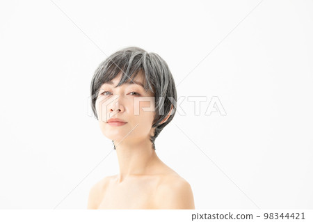 Wig gray hair female Wig gray hair female 98344421