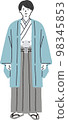 一個穿著袴的年輕人的插圖 98345853