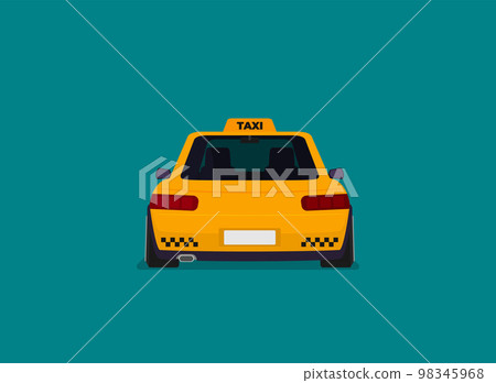 Taxi graphic design in flat style Taxi graphic design in flat style 98345968