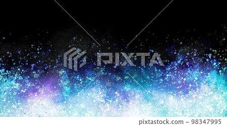 blue fiery paint background illustration abstract 98347995