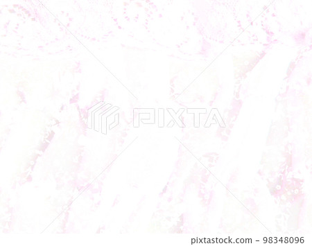 花邊和花粉紅色的天然植物背景 98348096