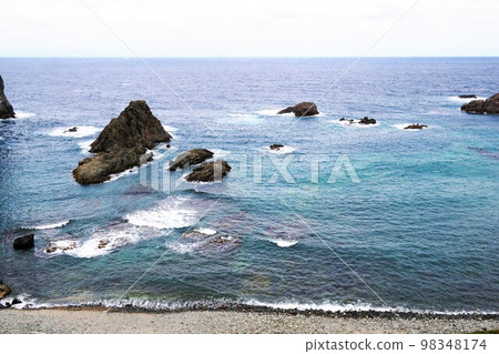 Scenery of Shakotan Peninsula Quasi-National Park Shimamui Coast 98348174