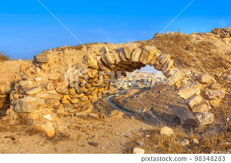 Medieval Crusaders Castle in Al Karak, Jordan Medieval Crusaders Castle in Al Karak, Jordan 98348283
