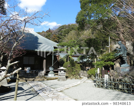 Kotakuji Temple in Kamakura City (main hall, statue of Ippen Shonin) 98348613