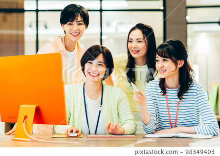 年輕的辦公室工作人員拍攝合作：WEEK Shibadaimon（Sun Frontier Fudousan） 98349403