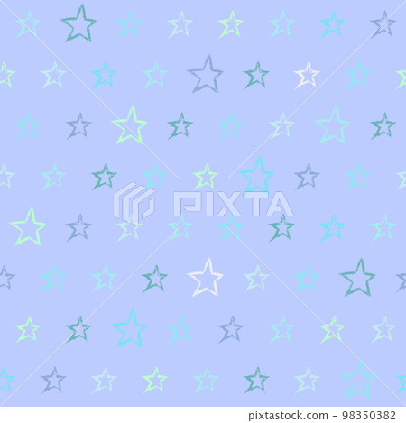 Seamless pattern with hand drawn stars Seamless pattern with hand drawn stars 98350382