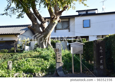 Fuji City Former Tokaido Inn Iwabuchi Milestone and Information Board Fuji City Former Tokaido Inn Iwabuchi Milestone and Information Board 98352356
