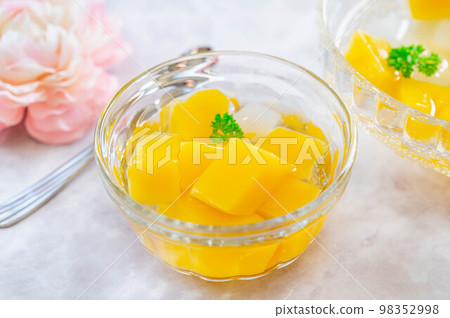 mango jelly dessert 98352998
