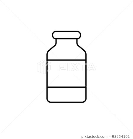 vaccine icon. Syringe and vaccine vial flat icons. Treatment for coronavirus covid-19. Isolated vector illustration vaccine icon. Syringe and vaccine vial flat icons. Treatment for coronavirus covid-19. Isolated vector illustration 98354101