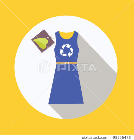 symbol Recycling of clothes 98356478
