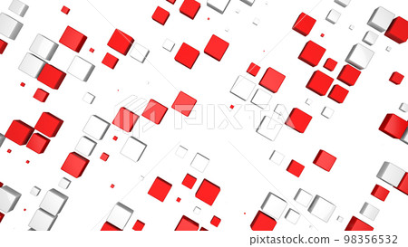 VJ pop cube red block transparent background [different version available] 98356532