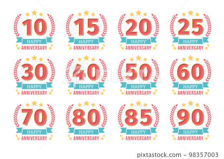 Anniversary Emblems 98357003