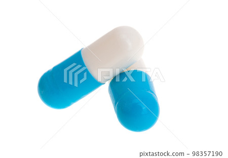 medical capsules isolated medical capsules isolated 98357190