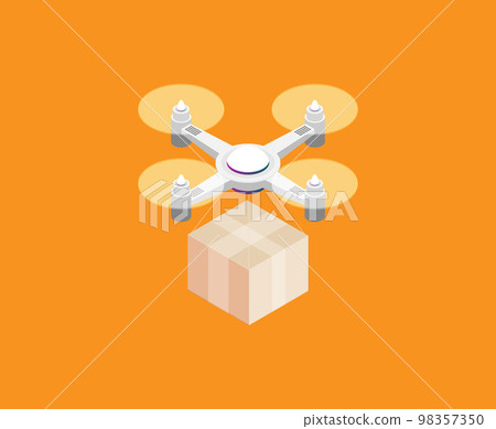 Design for Landing Page with image quadcopter. 98357350