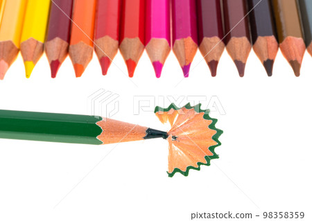 colored pencils isolated colored pencils isolated 98358359