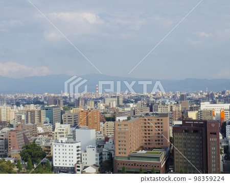 從熊本城塔看到的熊本市街景 從熊本城塔看到的熊本市街景 98359224