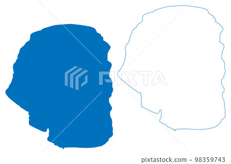 Lake Bolsena (Italian Republic, Italy) map vector illustration, scribble sketch Lago di Bolsena map Lake Bolsena (Italian Republic, Italy) map vector illustration, scribble sketch Lago di Bolsena map 98359743