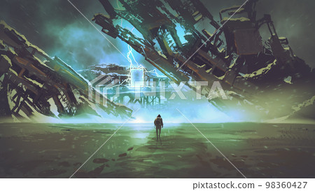 Gate of light in the desolate land 98360427