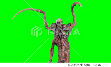 Demon mutant mythical monster 3d render image Demon mutant mythical monster 3d render image 98361189