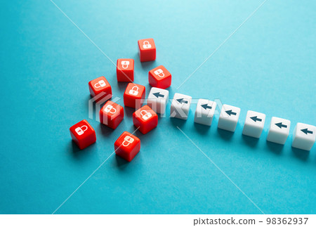 Get blocked. Impossibility to go further. Don't give up. Prohibition. Solve accumulated problems. Deal with all conflicts. Not available. Break the barrier of misunderstanding. Remove restrictions. Get blocked. Impossibility to go further. Don't give up. Prohibition. Solve accumulated problems. Deal with all conflicts. Not available. Break the barrier of misunderstanding. Remove restrictions. 98362937