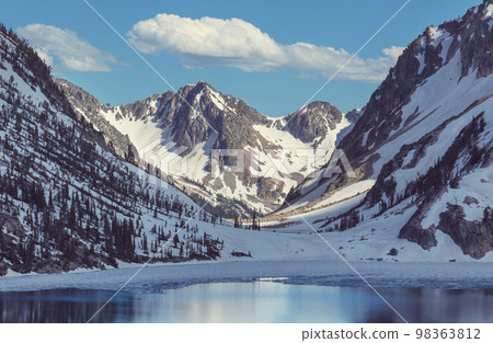 Mountains lake Mountains lake 98363812