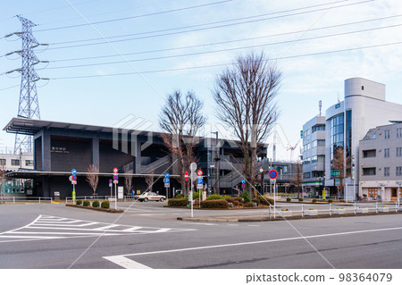 青梅線東中上站站前風景東京都昭島市 青梅線東中上站站前風景東京都昭島市 98364079