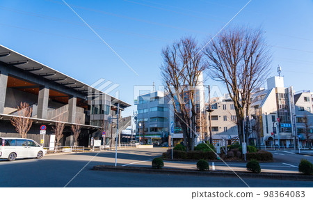 青梅線東中上站站前風景東京都昭島市 98364083