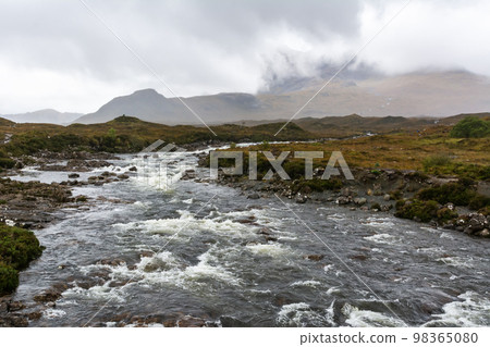 River Sligachan in the Isle of Skye in Scotland. 98365080