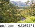 Landscape in the Steall Gorge in Glen Nevis near Fort William, Highland, Scotland. 98365371