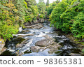 River Moriston (Glenmoriston) in Scotland. 98365381