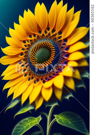 art design sunflower 98365582