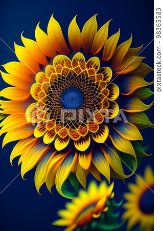 art design sunflower 98365583