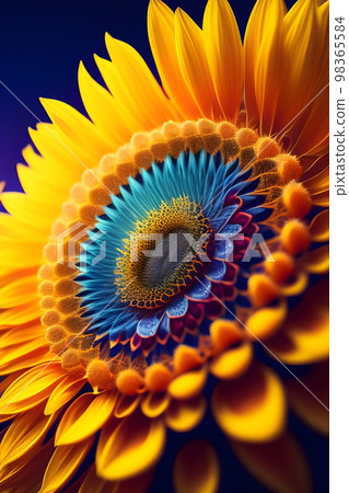 art design sunflower 98365584