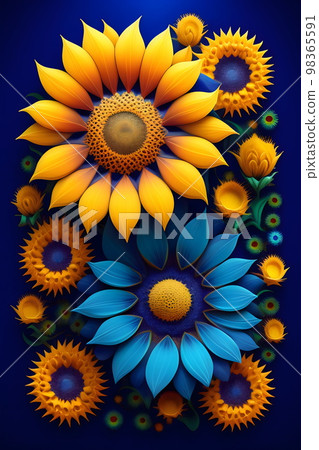 art design sunflower art design sunflower 98365591